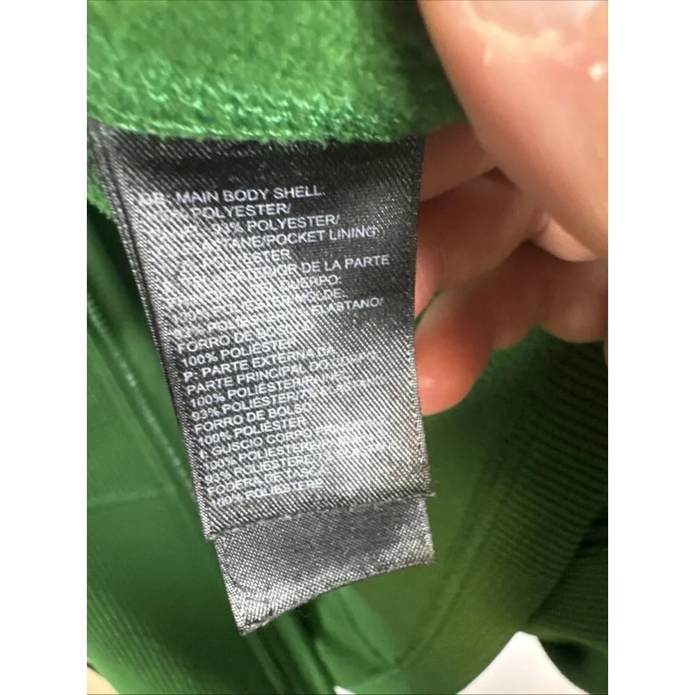 The North Face Green Knit Fleece Full‎ Zip Jacket Men’s L